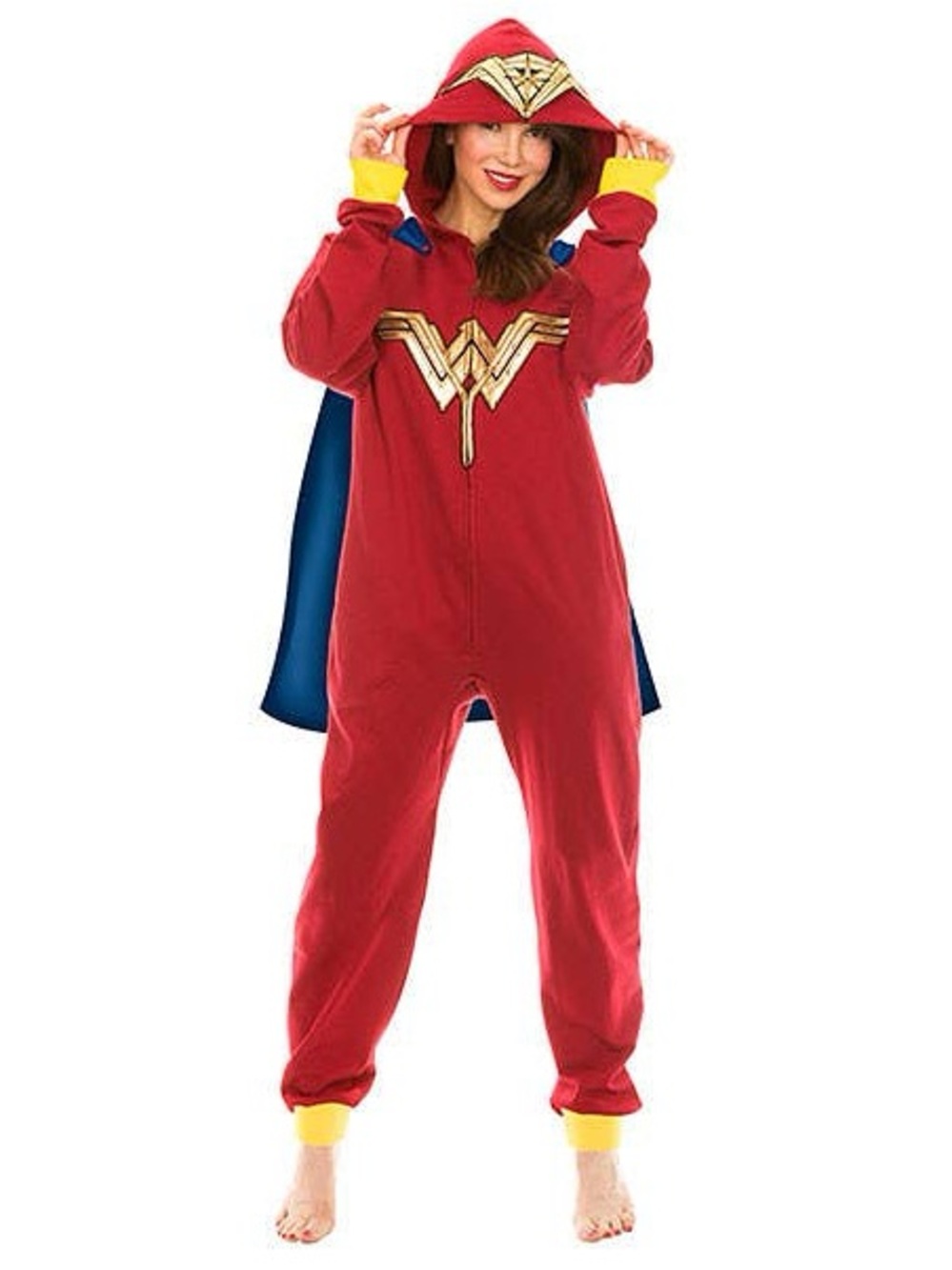 NEW Wonder Woman One Piece Pajama Costume Women’s Size small/medium